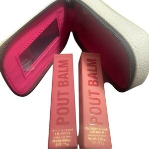 MAKEUP REVOLUTION BUNDLE- Pout Balm Rose Shine & Bare Shine